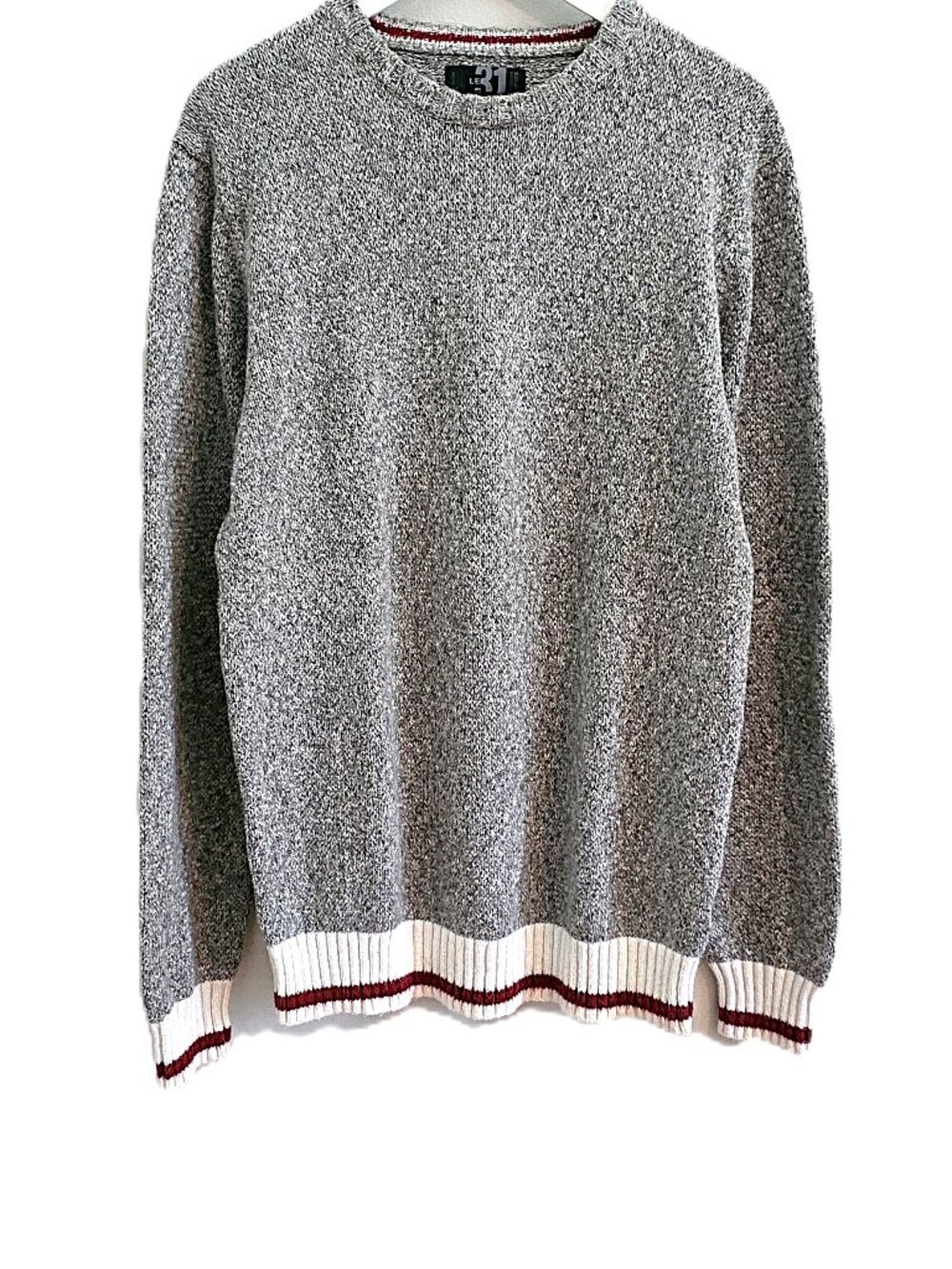 Simons Le31 gray sock knit sweater